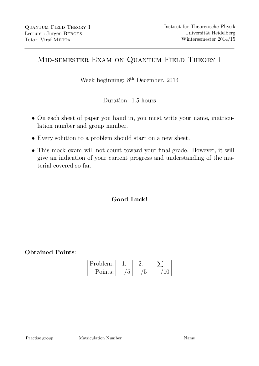 Berges midterm exam