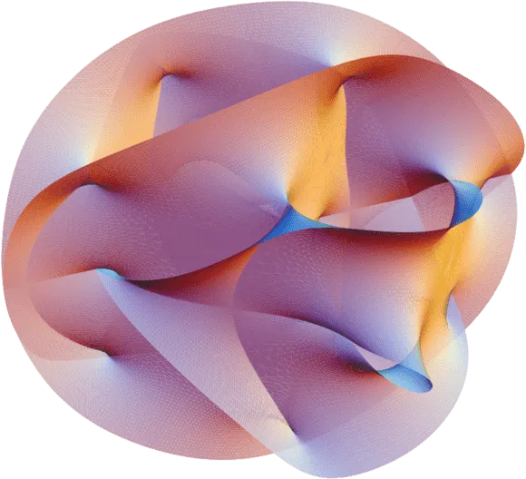 Cross section of the quintic Calabi–Yau manifold