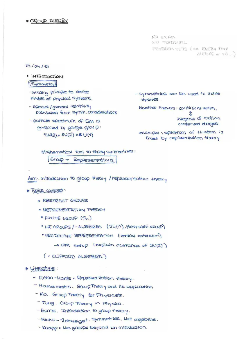 Lecture 1