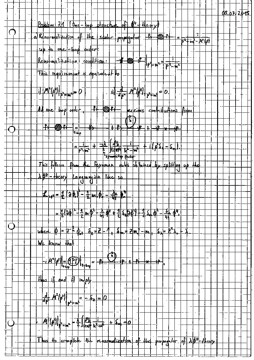 Relevant exercises