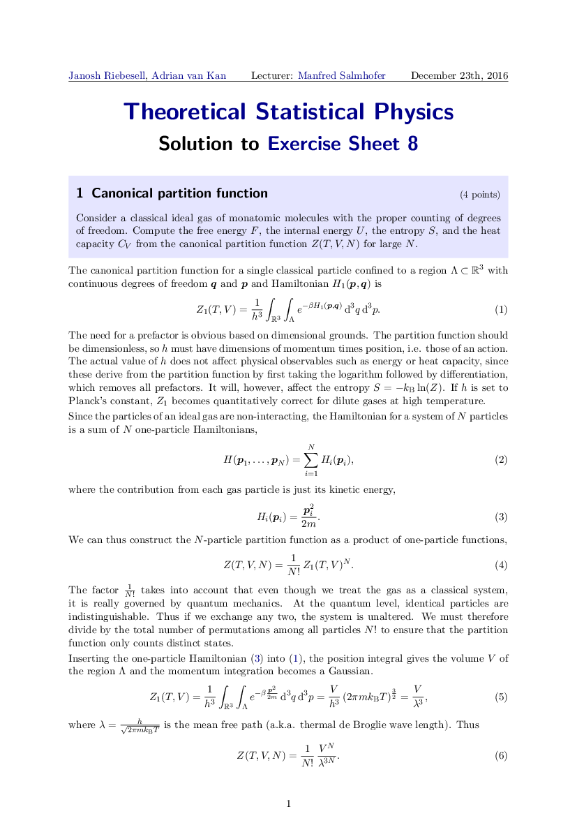 Exercise 8